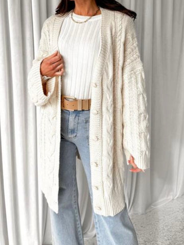 Tiffany Linen Top- Beige