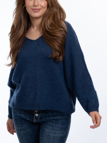 Carrie Tie Knit Top- Cream