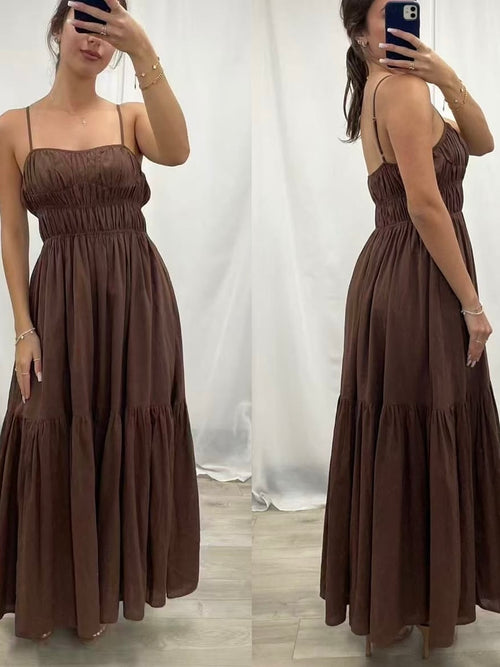 London Dress- Chocolate