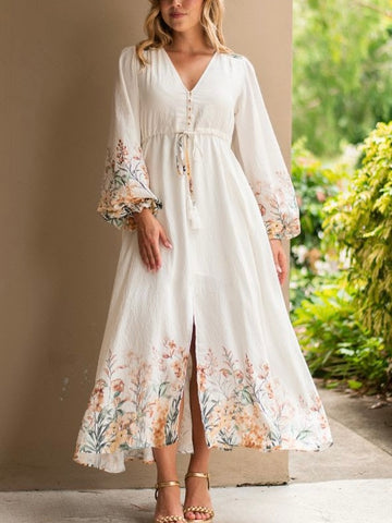 Selma Patchwork Short Dress- Pink