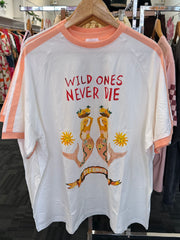 By Frankie Tee- Wild Ones Never Die-White