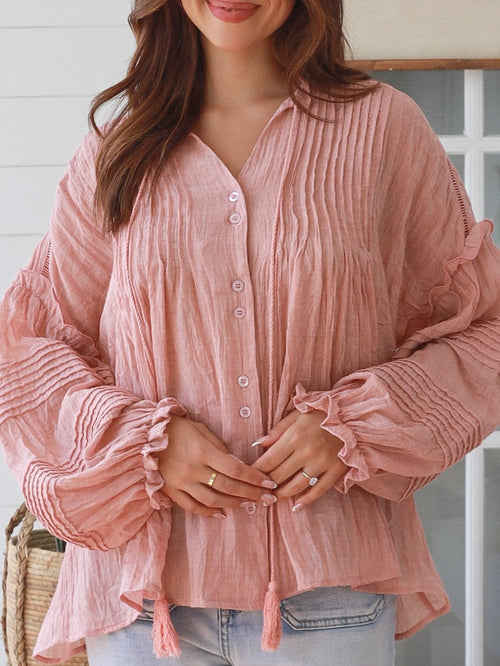 Lacey Blouse- Pink