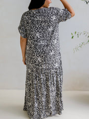 PQ Peak Maxi Dress- Black Palm Cove