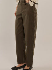 Barrel Leg Chinos- Khaki