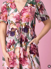 Wild Iris Selma Dress- Pink