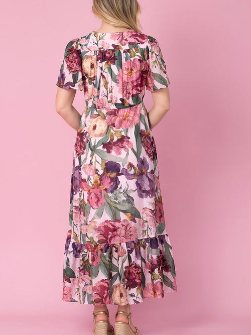 Wild Iris Selma Dress- Pink