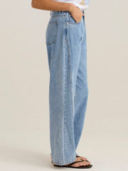 Nuala Wide Leg Jean- Blue Wash