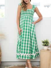 Jarna Gingham Dress