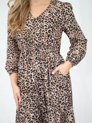 Leopard Gardenia Dress