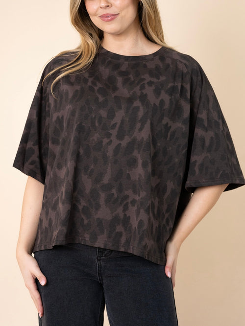 Leopard Oversized Tee