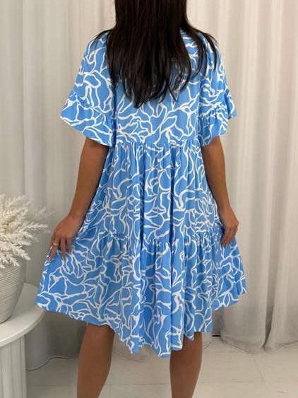 Carley Dress-Blue