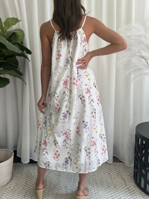 Pixie Garden Dress- White Floral