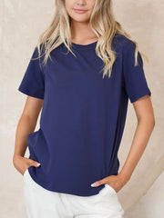 SW Basic Tee- Navy