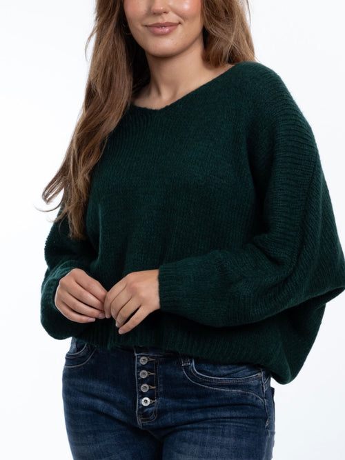Daria Italian Knit- Forest
