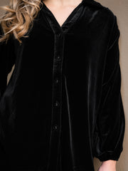 Velvet Shirt - Black