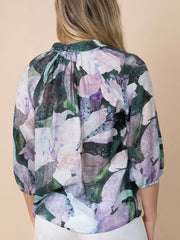 Orchid Floral Blouse