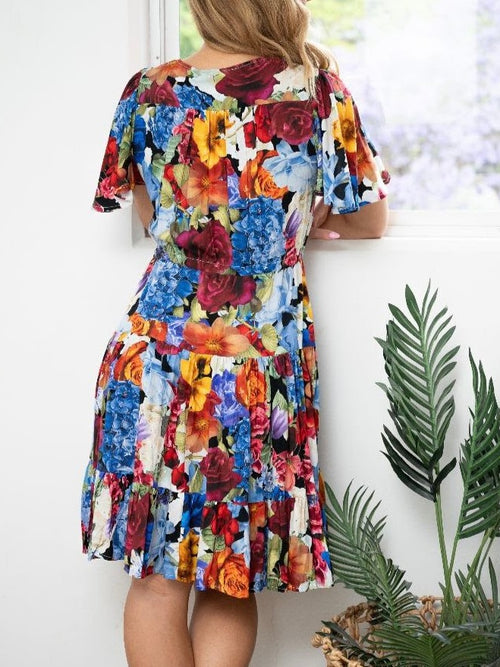 Selma Bouquet Short Dress