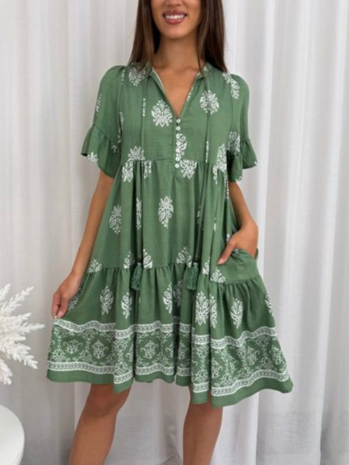 Zara Green Dress