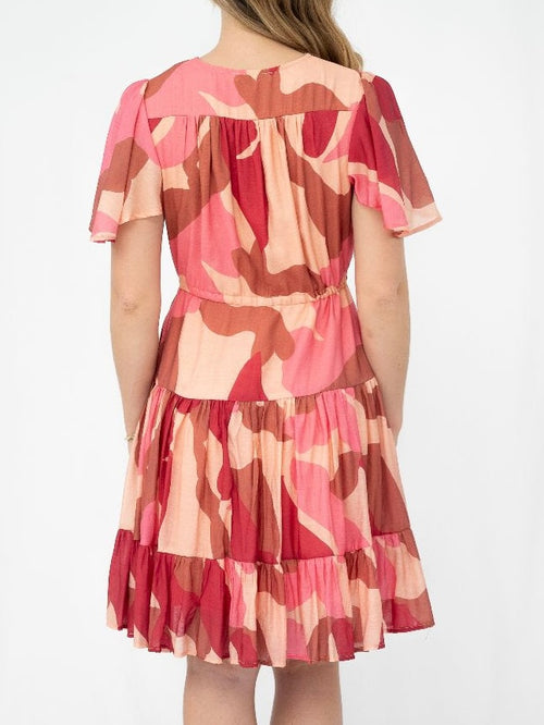 Selma Pink Short Dress