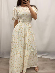 Danni Cut Out Dress- White