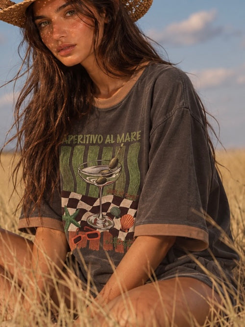 Coco Cartel Tee- APERITIVO AL MARE