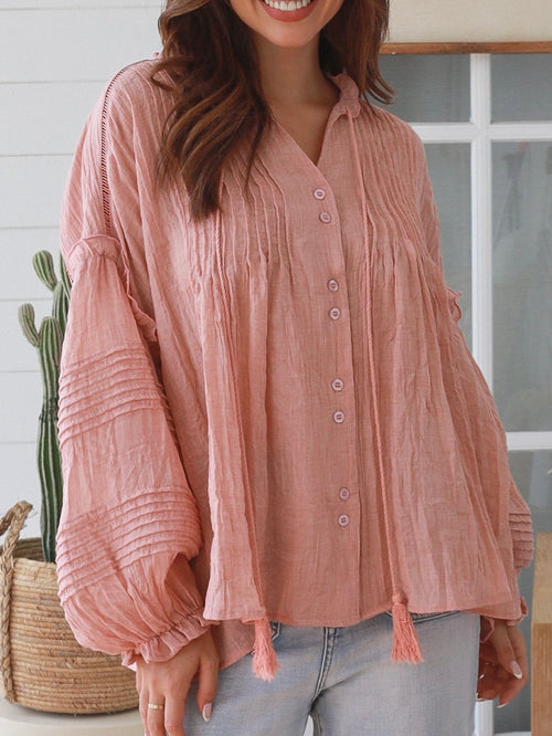 Lacey Blouse- Pink