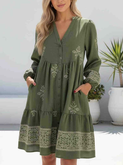 Faye Dress- Green