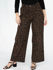 Brown Leopard Jeans