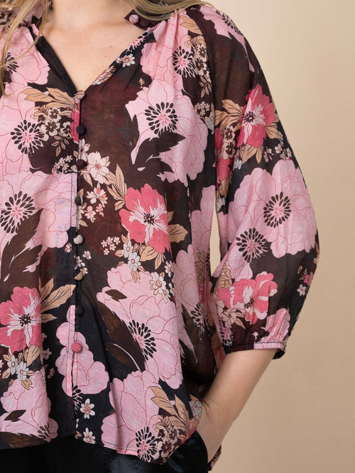 Antique Floral Blouse