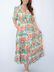 Selma Flower Lantern Dress