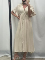 Bella Dress- Beige