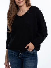 Daria Italian Knit- Black