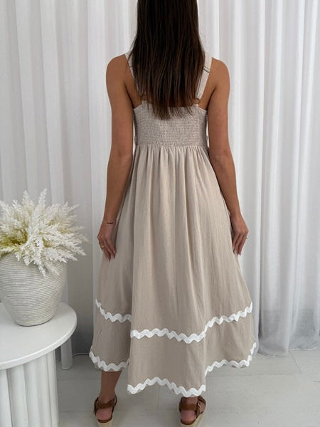 Sienna Dress- Beige