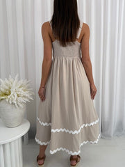 Sienna Dress- Beige