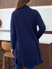 Chloe Knit Coatigan- Navy