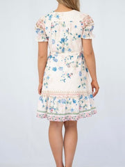 Flower Anglaise Dress