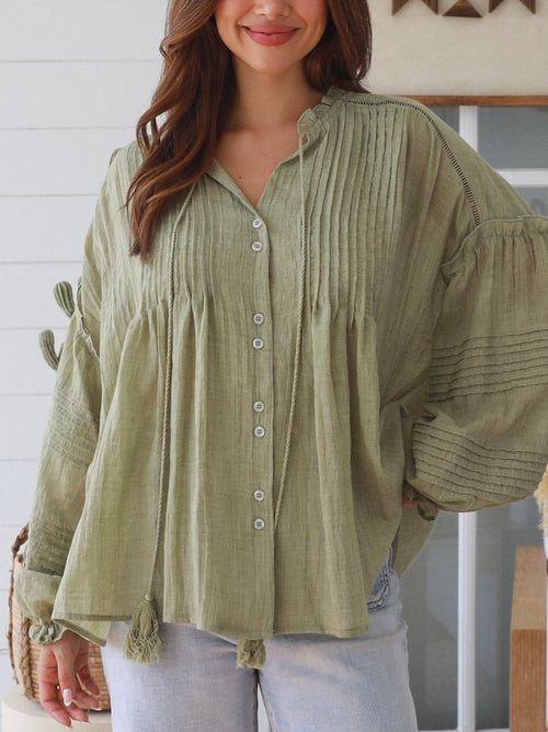 Lacey Blouse- Green