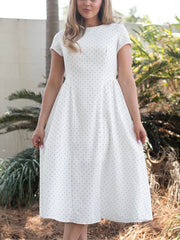 Audrey Polka Dot Midi Dress