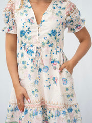 Flower Anglaise Dress