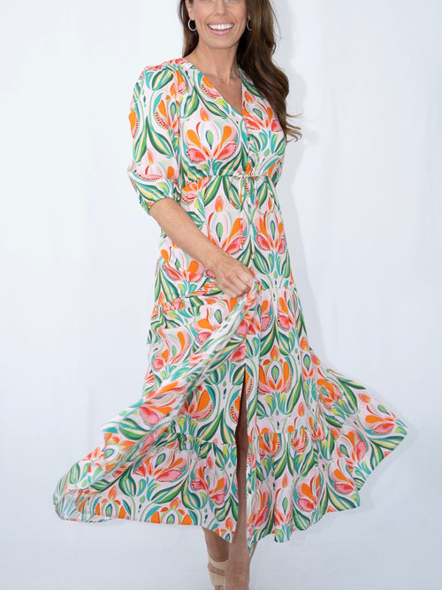 Selma Flower Lantern Dress