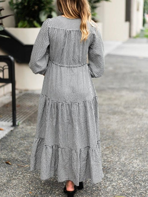 Selma Gingham Dress