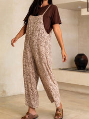 Rayon Overalls- Beige Pebble