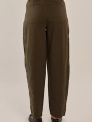 Barrel Leg Chinos- Khaki