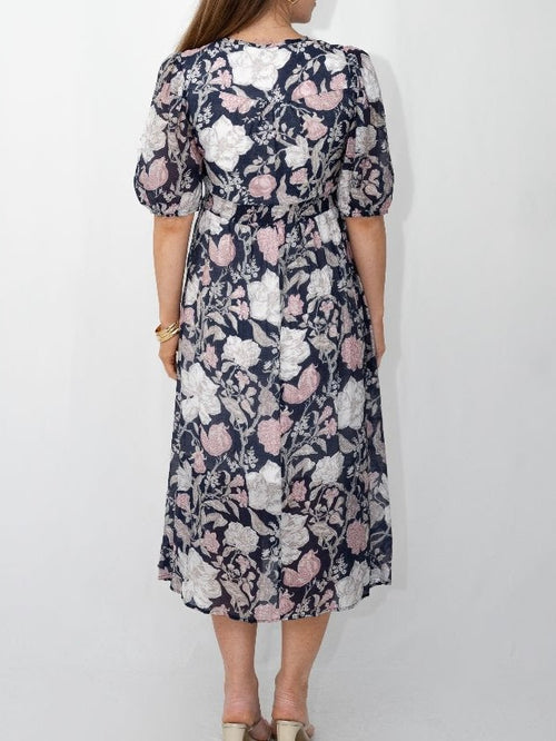 Botanic Navy Floral Dress