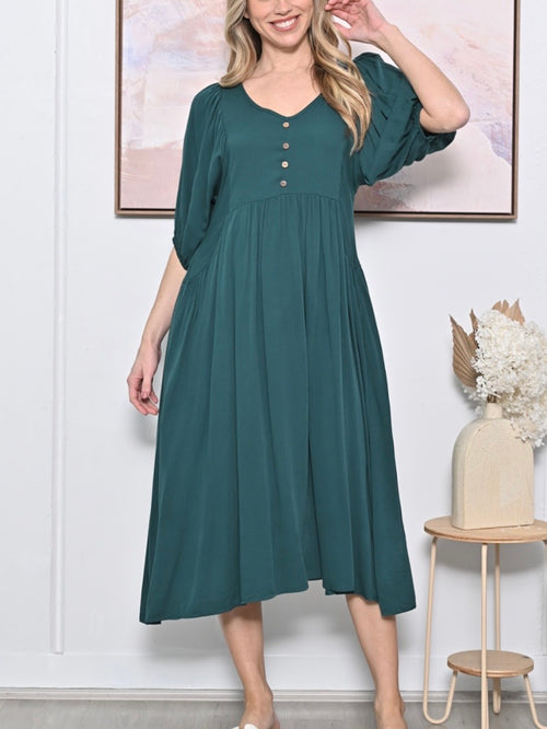 Heidi Dress- Green
