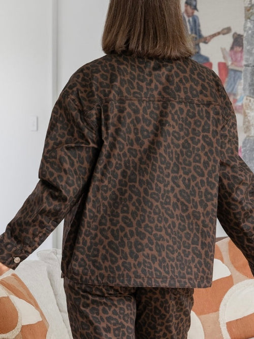 Sloane Shacket- Leopard