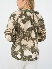Olivia Blouse- Khaki