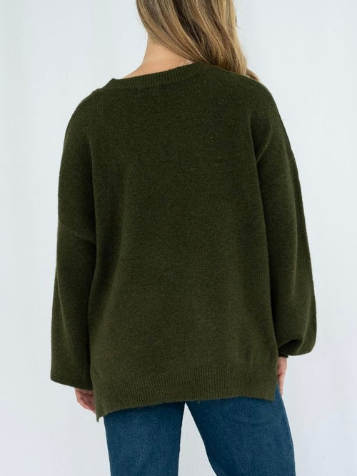 Charlie Knit- Olive