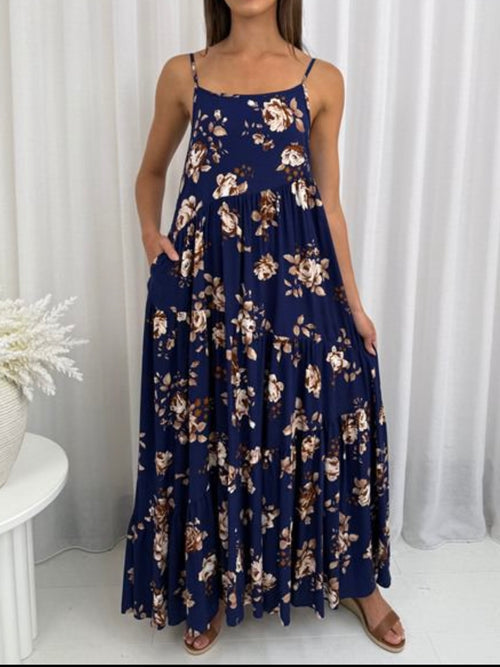 Jessica Navy Floral Dress