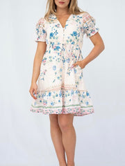 Flower Anglaise Dress